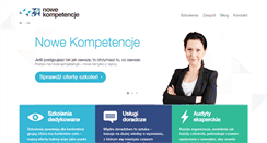 Desktop Screenshot of nowekompetencje.pl