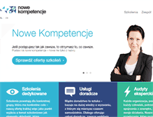 Tablet Screenshot of nowekompetencje.pl